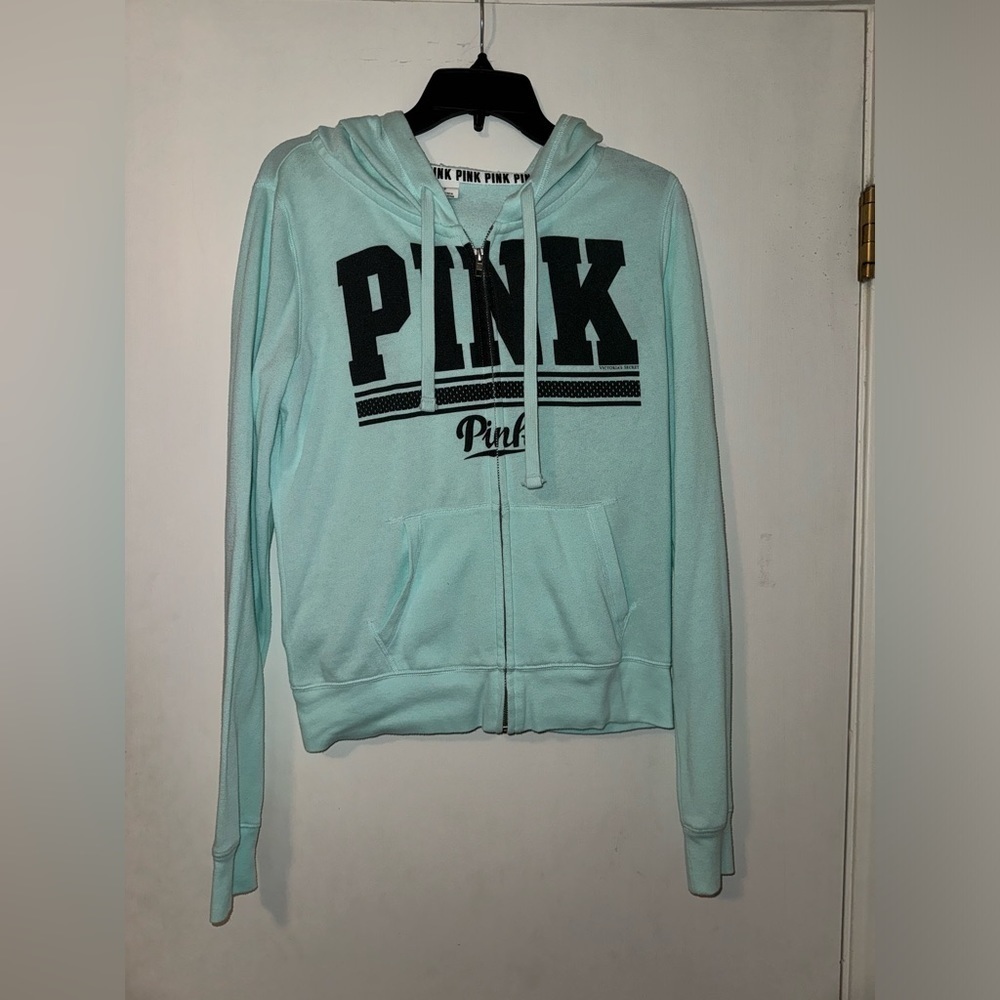 Pink Victoria Secret full zip up jacket